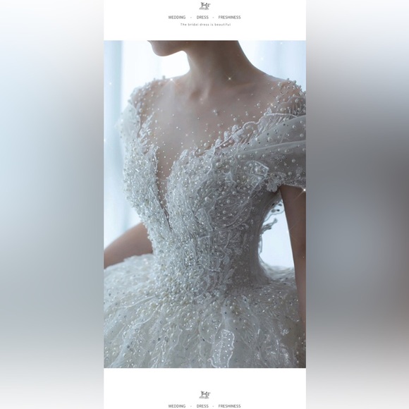 23 New bride Princess small pregnant woman tail high-grade texture French luxury - Picture 6 of 13